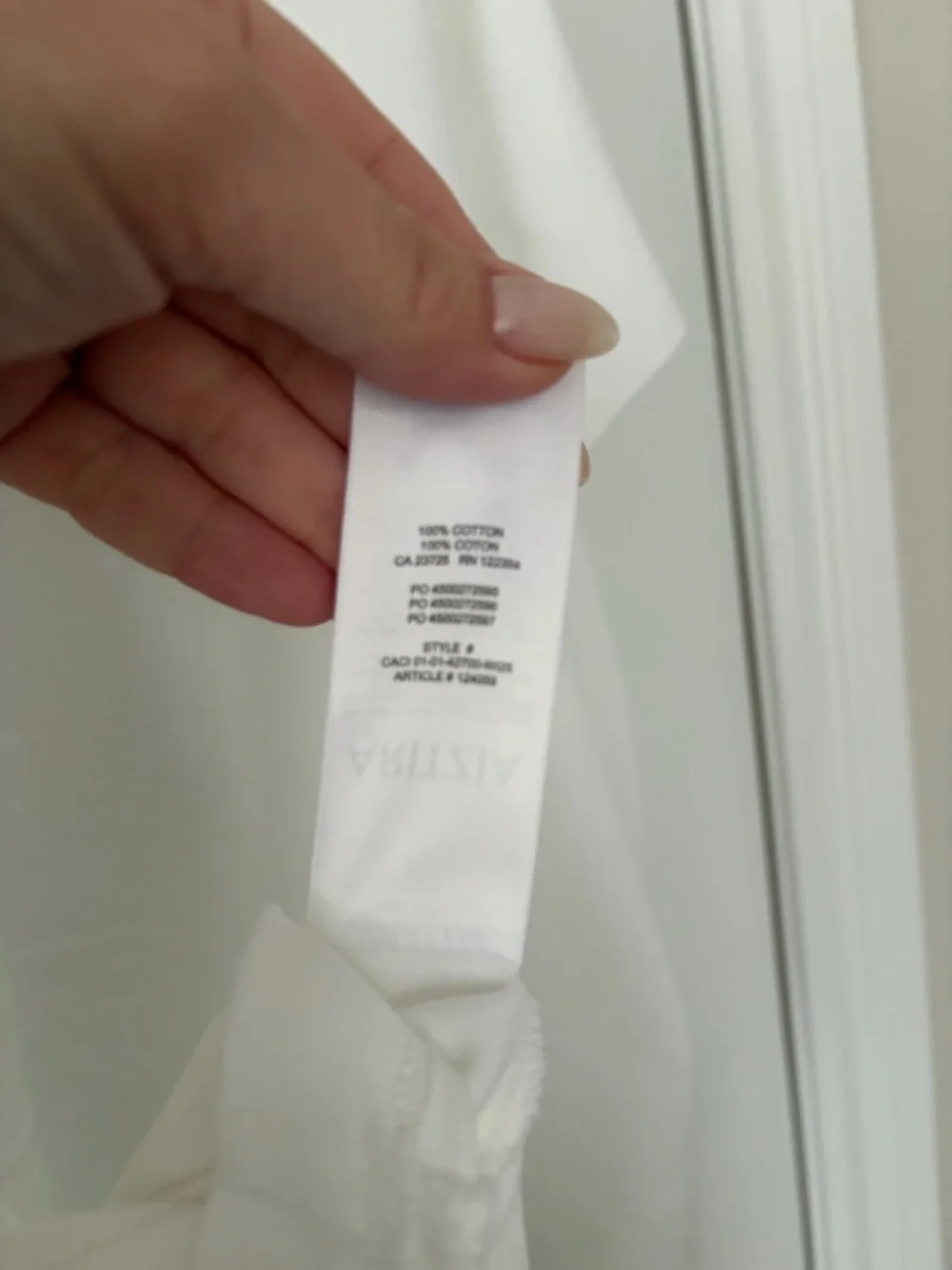 Babaton White Short Sleeve Tee - Picture 5 of 6